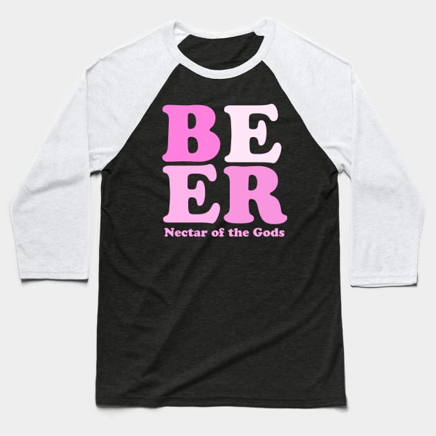 Beer Baseball T-Shirt by apsi